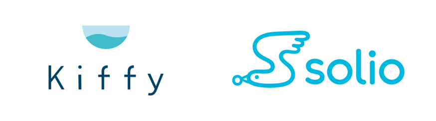 SolioロゴとKiffyロゴ